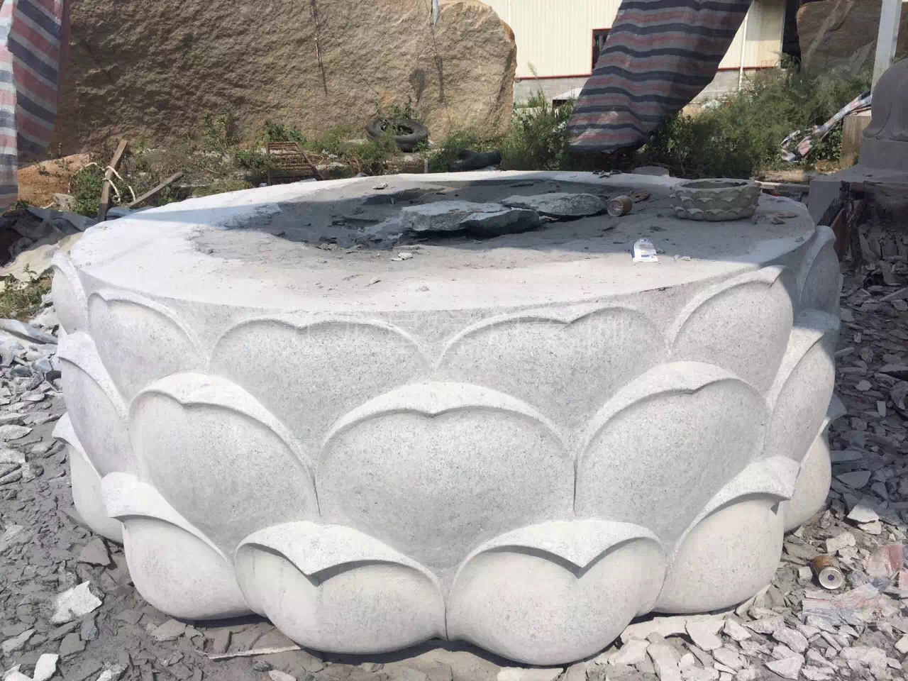 蓮花底座特寫(xiě)